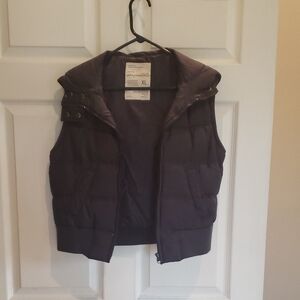 Aeropostale Dark Blue Quilted Vest